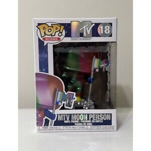Funko Pop! Vinyl: MTV - MTV Moon Person (Rainbow) (Metallic) #18